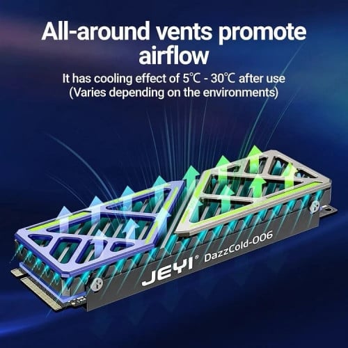 JEYi Dazzcold M.2 SSD Heatsink 2280 NVME