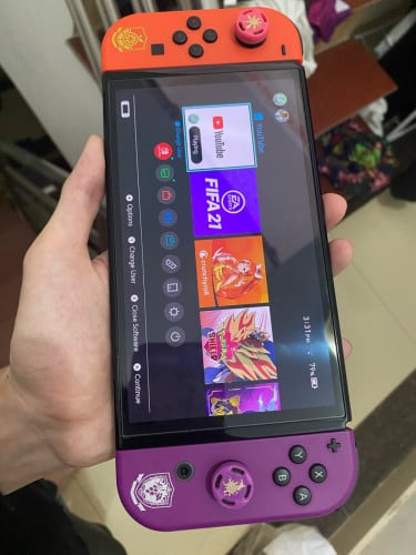 Nintendo Switch OLED Pokémon Scarlet & Violet Edition អត់ Jailbreak