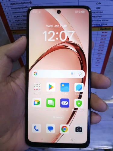 oppo A3X.128g.4g+4g.មួយទឹកនៅសាណុំសុីន ស្អាត99.99%បានឆាតមក🥰📱