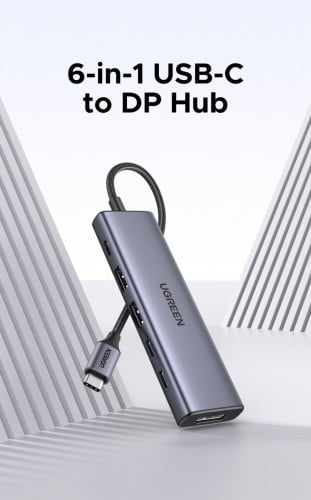 UGREEN 6 in 1 USB-C Docking Station with DP 75586