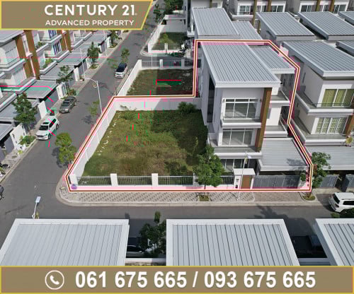 វីឡាទោល កែង (Marigold-B) សល់ដីខាង 18ម៉ែត្រ ក្នុងបុរី អ័រគីដេ ពោធិ៍ចិនតុង ត្រូវការលក់បន្ទាន់ខ្លាំង