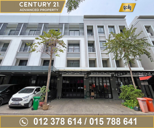 ផ្ទះអាជីវកម្ម (SH) ក្នុងបុរី ជីបម៉ុង 598 ផ្លូវឯកឧត្តមជាសុផារ៉ា​ ត្រូវការលក់បន្ទាន់ខ្លាំង