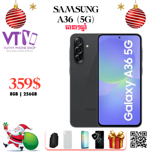 A36(5G) ថ្មី ធានា១ឆ្នាំ