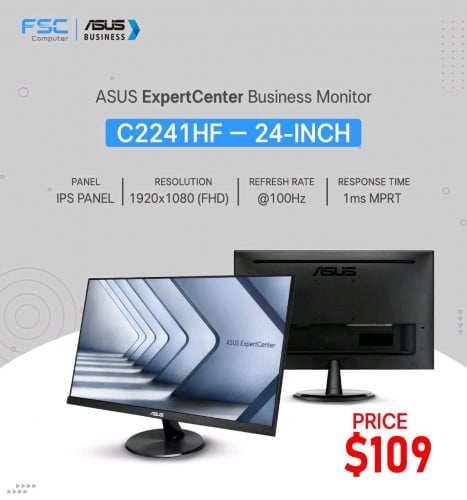 Asus ExpertCenter C2241HF monitor 24inch