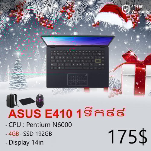 Asus vivobook E410EA ដូចថ្មី៩៩ភាគរយ