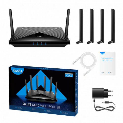 CUDY LT700 4G Cat 6 AC1200 Wi-Fi Router