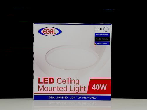 EGAL LED Ceiling Mounted Light 40W – CML5803WH-CW Series