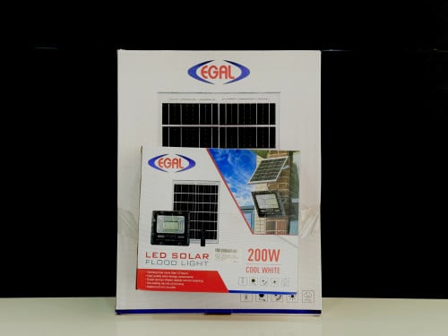 EGAL LED Solar Flood Light 200W – Cool White