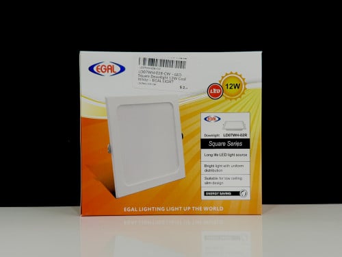 EGAL Square LED Downlight 12W – LD07WH-02R-CW (3.5 Inch) (Cool White)