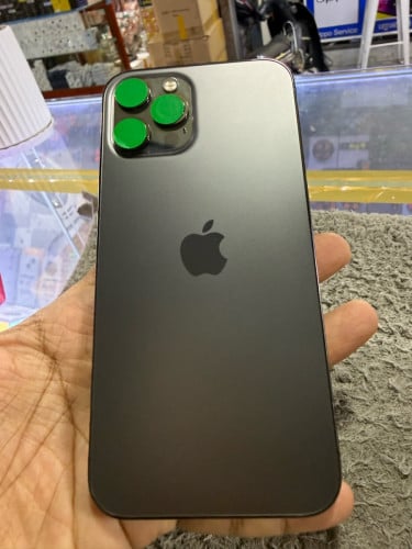 iPhone 12Pro Max 128G LL/A ហ្សុីនសំណុំ មានឆ្នាំងសាក