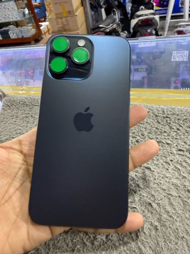 iPhone 15Pro Max 256G Z/P 99% ហ្សុីនសំណុំណែន មានឆ្នាំងសាក