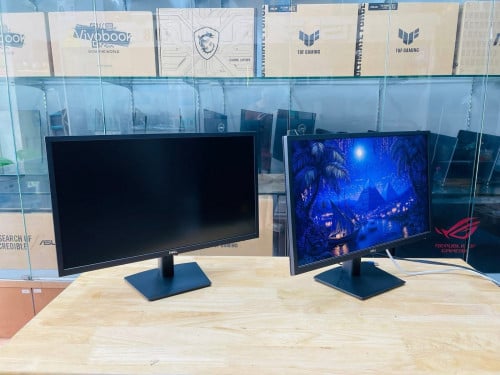 Monitor Brand Dell 24” FHD 1080 60Hz  Have Poart VGA DP Power ក្នុងស្តុកថ្មីប្រអប់ធានា1ឆ្នាំ l📩🙏