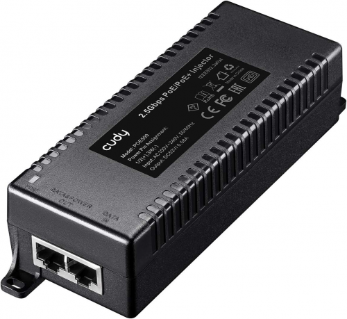 POE-500 30 Watts 2.5Gbps PoE+ Injector