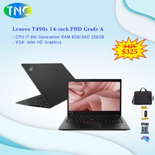 T490s Lenovo 14-inch FHD i7 8th Generation RAM 8GB/SSD 256GB