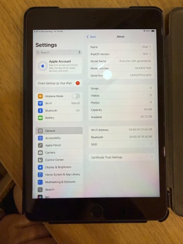 Top notch condition IPad Mini 5