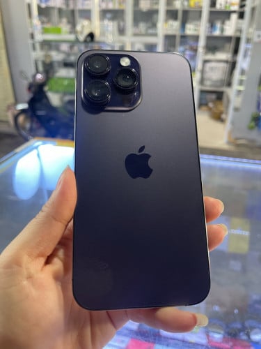 498$ iPhone 14promax(128gb) Za ដាក់simបាន អេក្រង់ zin តួ98%