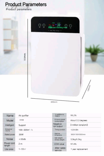 Air Purifier ម៉ាស៊ីន បន្សុទ្ធខ្យល់
