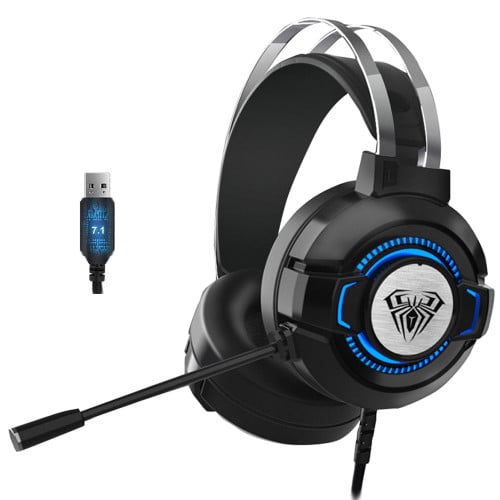 AULA S602 Gaming Headset 7.1 USB Surround Sound