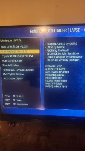 Disc សំរាប់​ jailbreak PS4 up to firmware 12.52