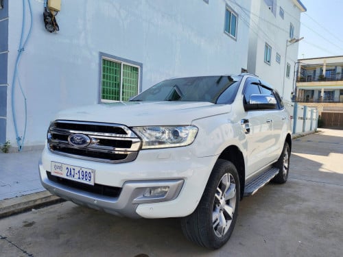 Ford Everest Titanium 2016 Full Options ឡានក្រុមហ៊ុន ហ្សុីន១ជុំ ថ្មីដាច់