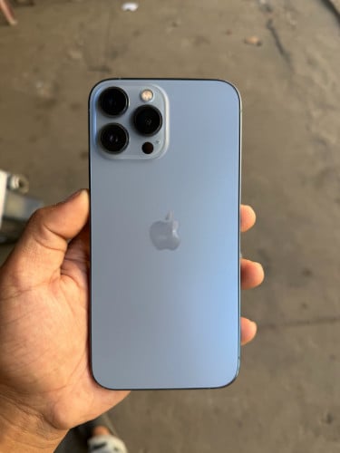 Iphone 13 Pro Max LL/A Blue សំណុំសុីមានស្កេន