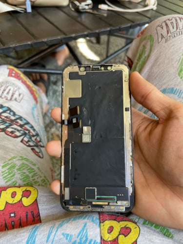 iPhone X original display ខូច កាប់សាច់