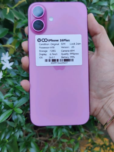 iphone16plus 128G sim2