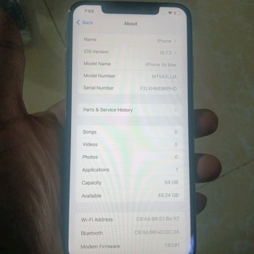 Xs max lcdថ្មឺ