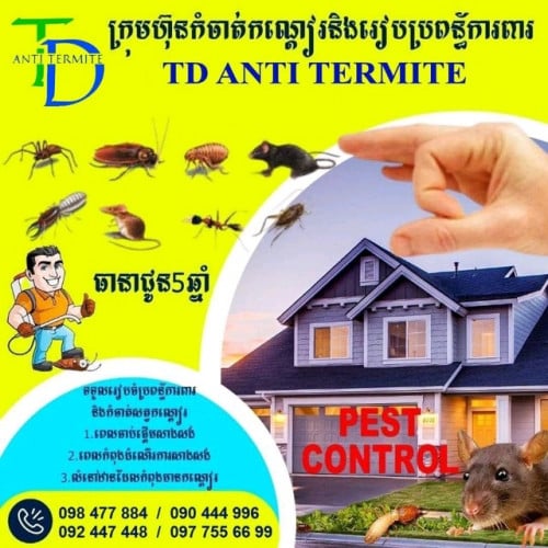 ក្រុមហ៊ុនកំចាត់កណ្ដៀរ និងសត្វល្អិតទូទៅ ធីឌី