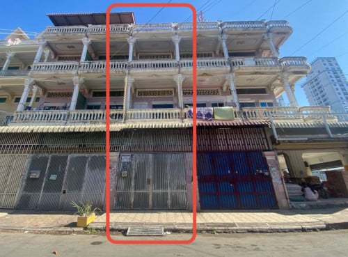 ផ្ទះអាជីវកម្មសម្រាប់លក់ នៅទួលស្វាព្រៃ ជិតផ្លូវម៉ៅសេទុង