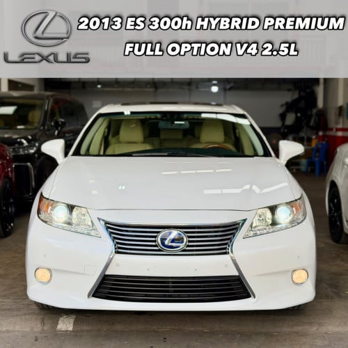 ទឹក​ថ្នាំ​ហ្សីន​១ជុំ​ 2013 LEXUS ES 300h Hybrid 2.5L Full Option premium ក្រដាសពន្ធថ្មី​