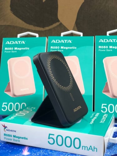 ឥវ៉ានស្ដុកថ្មីបងៗ -Power Bank ADATA Magnetic PR050-11BK 5000mAh  មានការធានា1ឆ្នាំពេញ