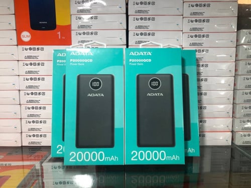 ឥវ៉ានស្ដុកថ្មីបងៗ -Power Bank ADATA PBC20-BK 20000mAh មានការធានា1ឆ្នាំពេញ