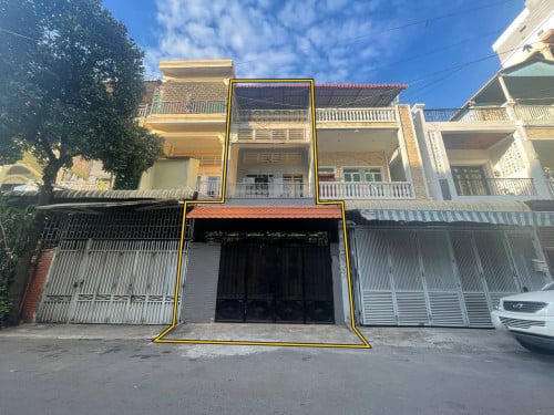 ផ្ទះអាជីវកម្មសម្រាប់លក់ នៅសង្កាត់ទួលទំពូង | Shophouse for sale in sangkat Toul Tumpong