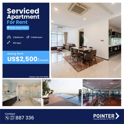 🏢 Premium 2 Bedroom Apartment for Rent