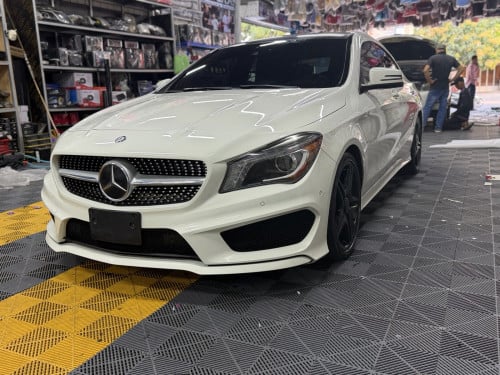 👍2xxxx 2014 ពណ៌ស CALCITE WHITE ក្នុងខ្មៅ ប្រភេទ CLA250 AMG Exter