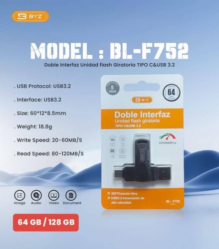 ឥវ៉ានស្ដុកថ្មីបងៗ USB FLASH DRIVE Brand BYZមានការធានា1ឆ្នាំពេញបងៗ