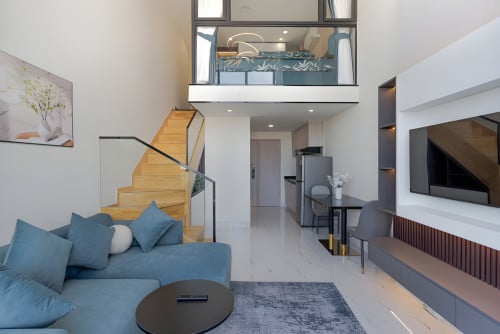 2BR Duplex For Rent In L Tower 271, Middle of ​Aeon3 and Russian Market