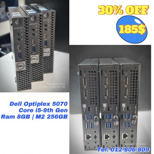 Dell OptiPlex 5070 Grade A Core i5-9th 185$