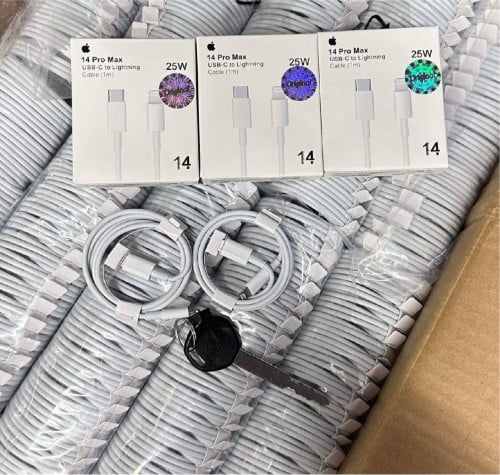 EP144-ខ្សែសាក PD C to Iphone 25W(ក្បាលឆក់) ហ្ស៊ីនកម្មង់