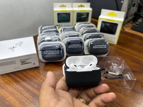 EP63-ស្រោម silicone AirPods 1, 2, 3, 4, Pro 2