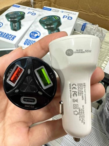 EP89-ដុំសាកឡាន 55W 2USB +1PD 20w