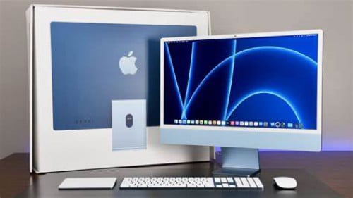 iMac Apple Blue 2024 M4