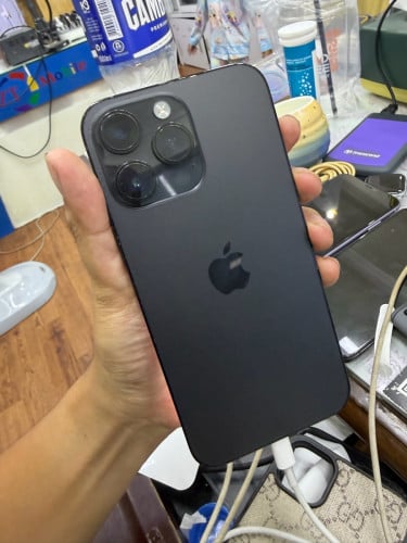 iPhone 14PM 128GB LLa Black សាណុំណែន ថ្ម74លក់ 450$