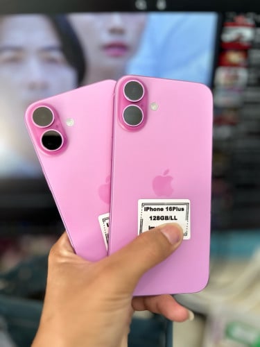 iPhone 16​ Plus 128G ​LL/A Esim សំនុំ​ហ្ស៊ីន​ ថ្ម100%