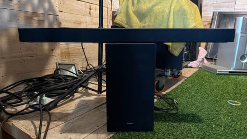 Sound bar Samsung ភ្ជាប់គ្នាមិនបាច់ប្រេីខ្សែ