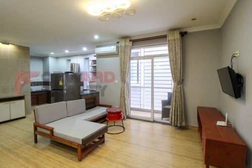 Spacious 3 Bedrooms apartment with gym available for rent in BKK3 Area (Toul Sleng Area)