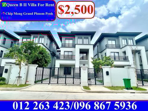 ✅ Queen B II Villa for Rent in Borey Grand Phnom Penh City near Aeon2