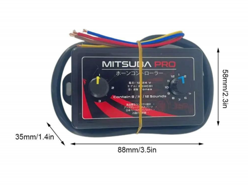 12V 24V Universal Best-Selling 25-Tone Button Adjustment Multi-Tone Horn Snail Control Box