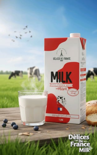 Fully Cream Fresh Milk (Made In France)